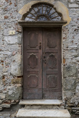 Old Door in Mombaldone, Piedmont