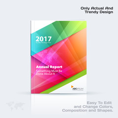 Business vector template, brochure design, abstract annual report, cover modern layout