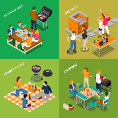 BBQ Isometric Compositions