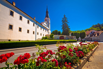 Picturesque town of Klanjec street view
