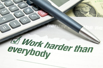 Work harder than everybody