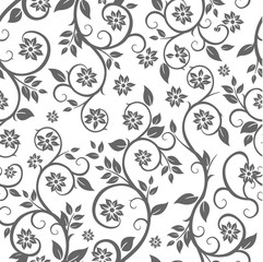 Seamless floral pattern repeating tiles backdrop background