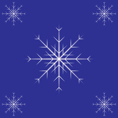 Obraz premium Vector snowflakes.