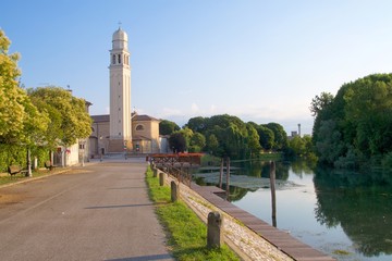 Casier , Treviso centro con porto fluviale, Treviso Italia