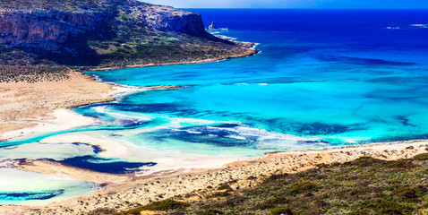 Greece - most beautiful beaches series - Balos bay in Crete island