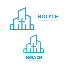 Fototapeta premium church logo design.
