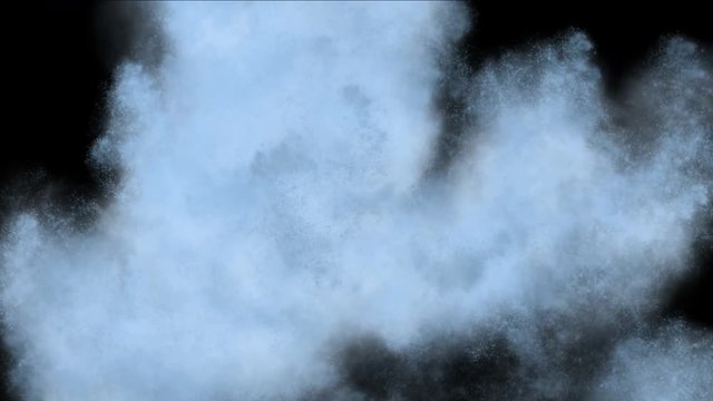 4k Abstract splash waterdrop smoke cloud,water waves liquid spray particles fireworks background.