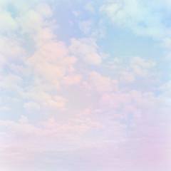 A soft sky with cloud background