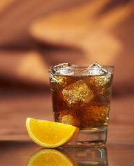 Whiskey with orange