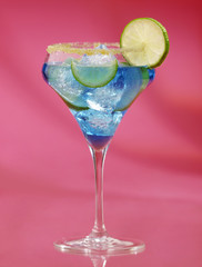 Cocktail with lime