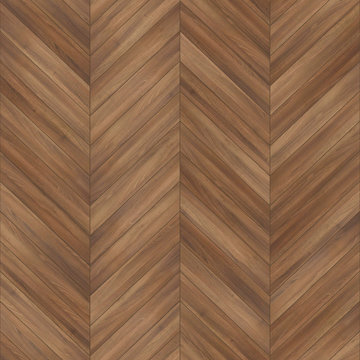 Seamless wood parquet texture (chevron brown)