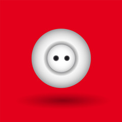 Electrical Outlet red background