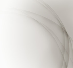 Abstract curves gray color on gradient background