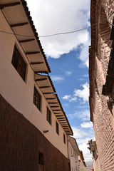 Fototapeta na wymiar Ruelle du centre historique de Cusco au Pérou