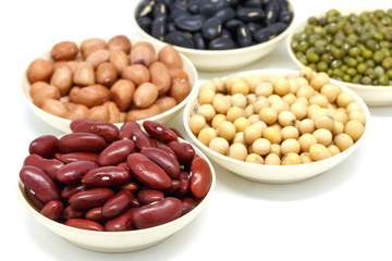 Legume white background