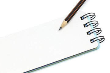 Pencil on paper  white background