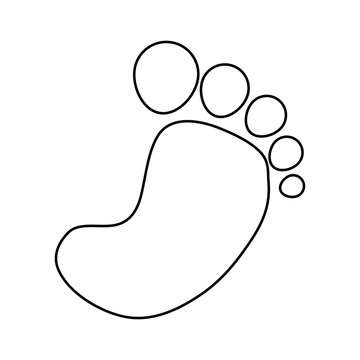 Foot prints baby