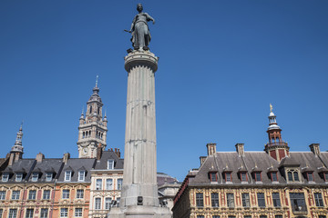 Fototapeta na wymiar Grand Place in Lille