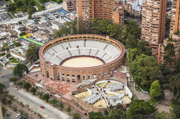 Amazing wallpaper Arena Bogotà city, Colombia, America. Corrida