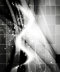 Shiny wave, magicabstract background