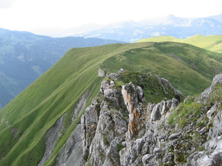 Klippe in den Bergen