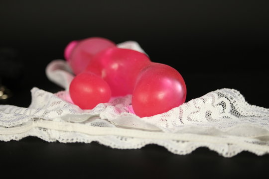 vibromasseur rose silicone : gros plan