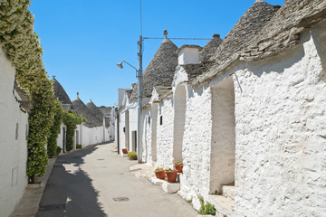 Trulli houses. Alberobello. Puglia. Italy. 
