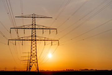 Fototapeta premium High-voltage mast