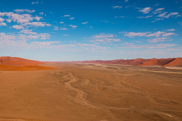 Amazing desert landscape in Sossusvlei, Namibia