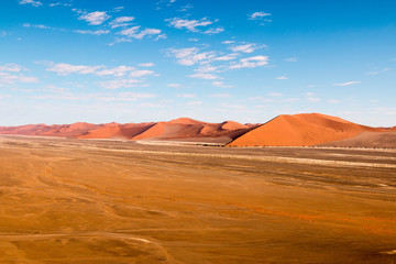 Amazing desert landscape in Sossusvlei, Namibia