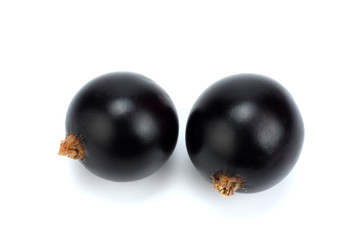 black currant isolated on white background
