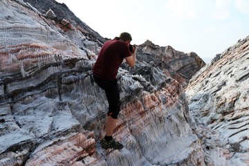 Wie in einer anderen Welt am Jashak-Salzdom im Iran