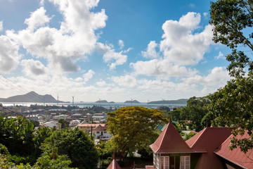Fototapeta na wymiar Victoria is the capital of the Seychelles