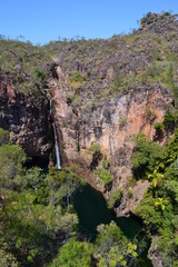 Fototapeta na wymiar Big waterfall
