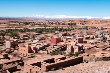 Berber village in the Atlas Mountains, Morocco