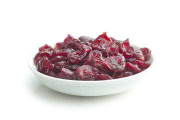 Tasty dried cranberries.