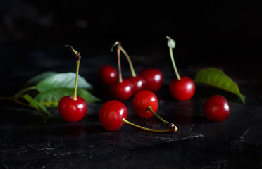Fresh sour cherries