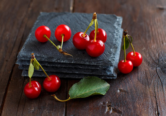 Fresh sour cherries
