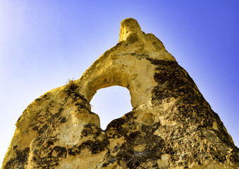 Sandstone Structure at Cappadocia in Turkey