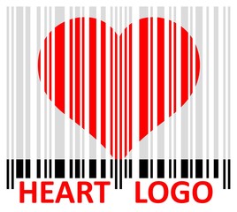 Logo stylized heart. 