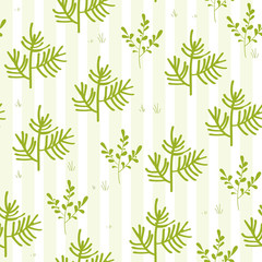 Pine tree pattern. Simple illustration of pine tree vector pattern for web or wallpapers