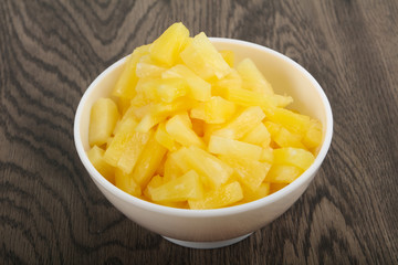 Canned pineapple