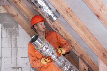 air duct installation