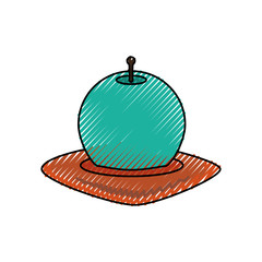 isolated candles cartoon