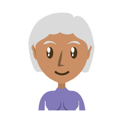 Cute grandmother cartoon