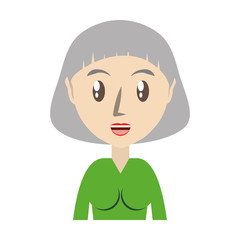 Cute grandmother cartoon