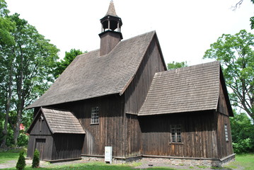 Kościół ewangelicki Rybnica Leśna - obrazy, fototapety, plakaty