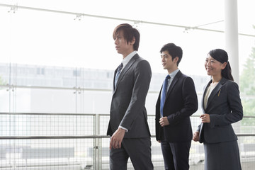 Fototapeta premium portrait of asian businessteam in office