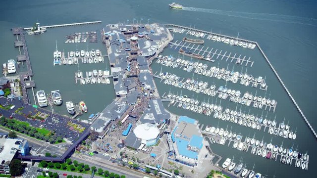 Pier 39 lookdown.