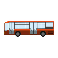 public transportation bus icon image